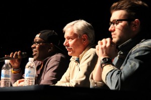 Jannon Roque | Hawkeye Terrace Idol second rounf judges: (from left to right): Wanz, Frank Blosser, Mackenzie Thoms