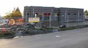 Construction for the new restaurant, B3, is well underway.
